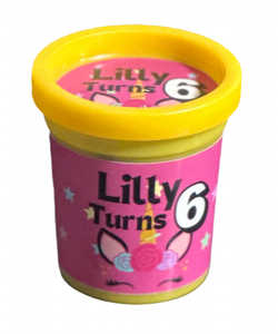 Customizable Playdoh Favors