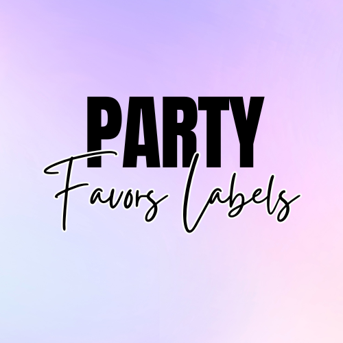 Customizable Party & Event Wrapper & Labels 12