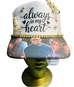 Memorial Photo Brim Trucker Hat