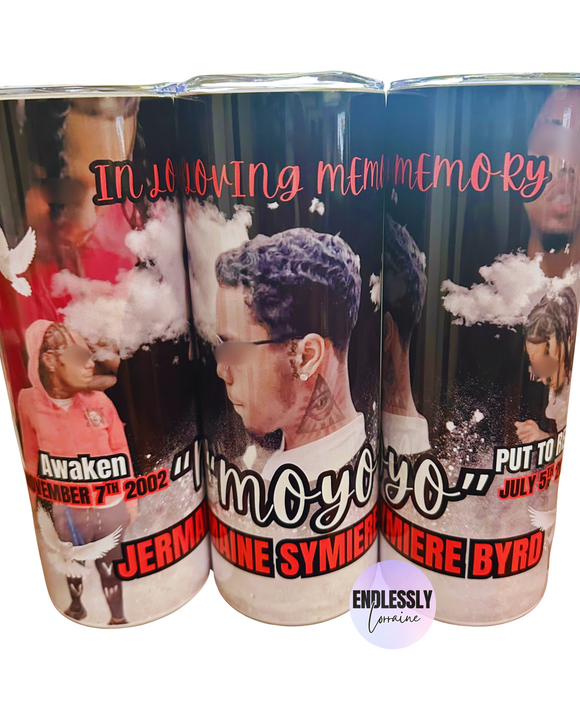 Customizable Memorial Tumblers
