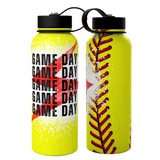 Game Day Stainless Steel Hydro Water Bottle Multiple Sizes Available