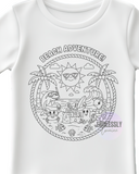 Kids Coloring Shirts With Markers