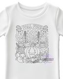 Kids Coloring Shirts With Markers