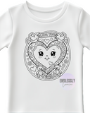 Kids Coloring Shirts With Markers